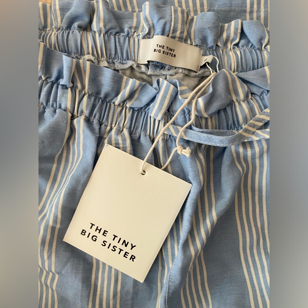 TINY BIG SISTER BLUE LINES TROUSER